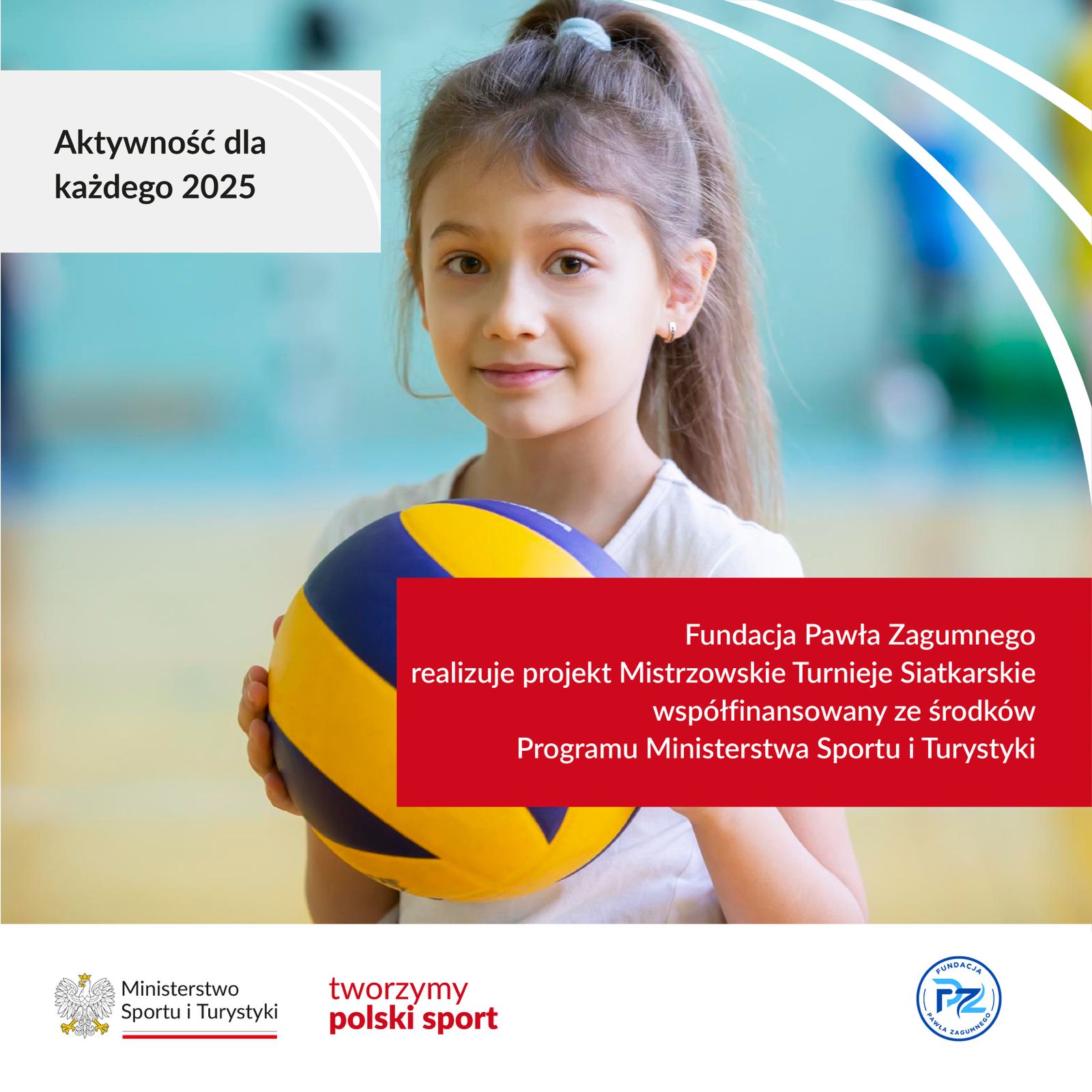 Read more about the article Aktywność dla każdego 2025 Projekt finansowany ze środków Ministerstwa Sportu i Turystyki.
