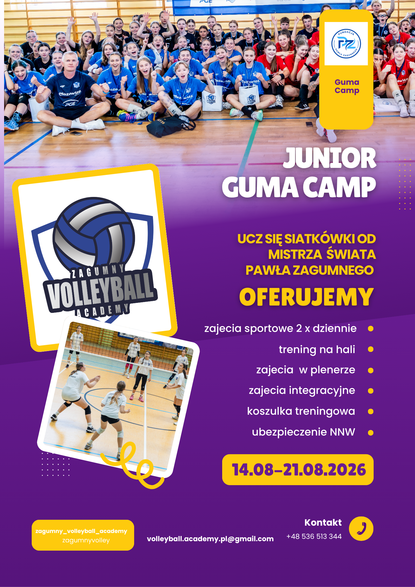 You are currently viewing JUNIOR GUMA CAMP 14.08-21.08.2026 Pasym